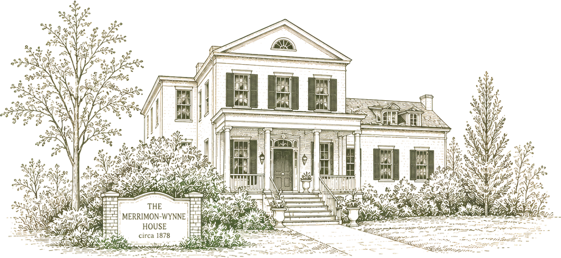 Illustration of the Merrimon-Wynne House, circa 1878